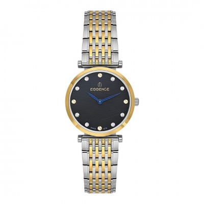 Essence ES6911FE.290 Çift Renkli Siyah Kadran Kadın Kol Saati 