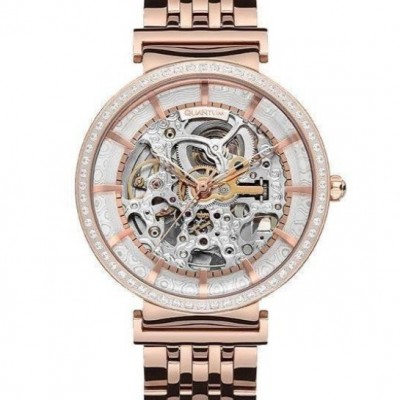 Quantum QML553.430 Rose Gold İskelet Otomatik Kol Saati 